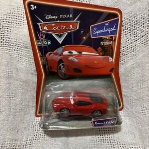 Disney Pixar Cars Supercharged Ferrari F430 red car Mattel BRAND NEW